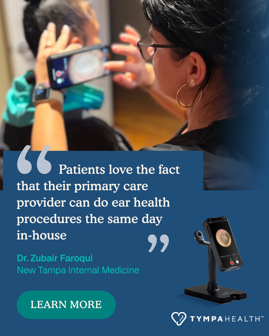 Ad07 · Farooqui Testimonial Clinical Meta ad creative preview